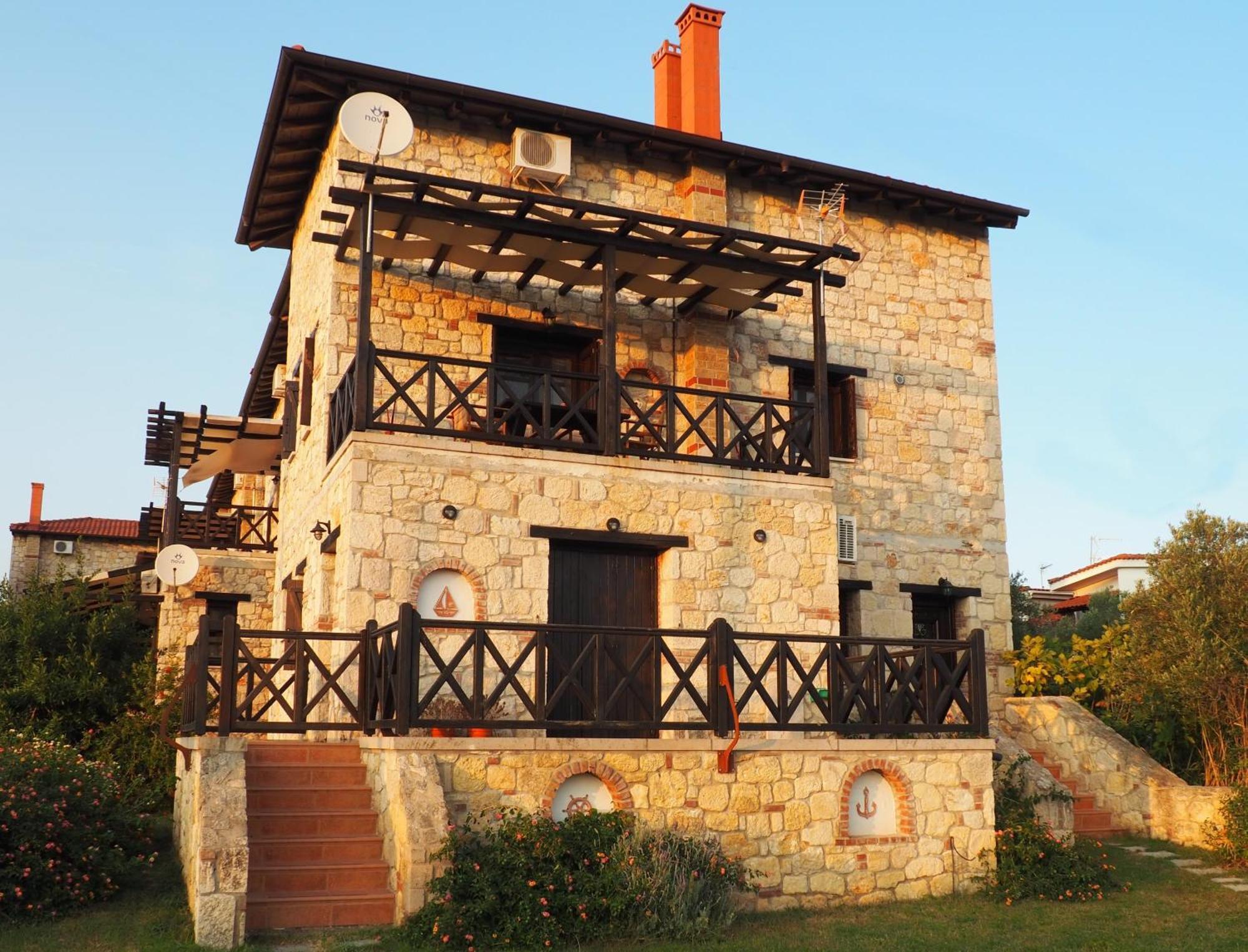 Halkidiki Luxurious Stonehouses Псакудія Екстер'єр фото